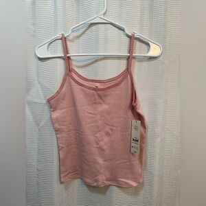 Pink Striped Tank Top